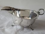 Sterling Silver Sauce / Gravy Boat, Chester 1907
