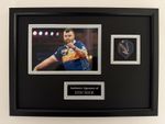 Josh Rock Hand Signed Darts Flight Mounted Frame With Engraved Plaque