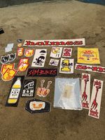 NEW S&M BMX STICKERS 35 IN TOTAL