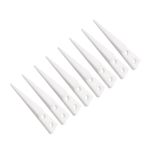 Ceramic Tweezer Tip Replaceable Non-Conductive Straight Pointed Head 4-Pairs