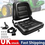 Waterproof Universal Tractor Seat Adjustable Forklift Digger Mower Dumper Seat O