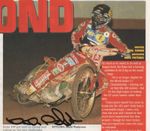 WOLVERHAMPTON WOLVES SPEEDWAY: NICKI PEDERSEN SIGNED 6x5 MAGAZINE PICTURE+COA