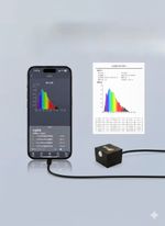 Handheld Portable Light Spectrometer  340-1000nm For Android/iOS Mobiles USB C