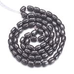 1Strand Synthetic Hematite Beads 4mm Oval Black Loose Gemstone Beads 70pcs/lot