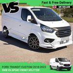 FITS FORD TRANSIT CUSTOM 18-23 FRONT SPLITTER SIDE SKIRTS REAR SKIRT SPORT SWB