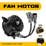 1PCS New Radiator/RAD Cooling Fan Motor For Nissan Juke 2014-2019 21487-1KA0E Uk