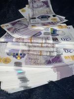 20 GBP REPLICA MONEY X5 BANK NOTES - UK POUNDS, CASH FOR MOVIES  PRANKS