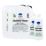 Food Grade Hydrogen Peroxide & Pure Distilled Water Bundles | Various Sizes