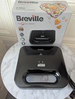 Breville 2 Slice Sandwich Toaster Toastie Maker Non-Stick Deep Fill 750W