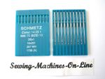 10 SCHMETZ INDUSTRIAL SEWING MACHINE NEEDLES 16X231 BROTHER/SINGER/JUKI, SIZE 10