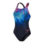Speedo Women's Medalist Swimsuit / Pink Navy / Training Swimwear / RRP £38