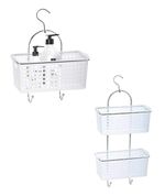 Blue Canyon & Deco Shower Caddies – 1 & 2 Tier No Drill Rust Free Organisers