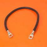 Quality 110 AMP 300mm Battery Lead Power Strap Earth Leisure Cable Lead - 16mm²