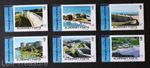 Alderney Stamps: "Alderney Forts" MNH Selvedge L1 6 Value Mint Set 2015