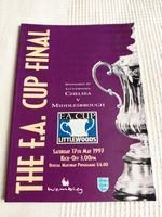 1997 FA Cup Final Programme Chelsea v Middlesbrough
