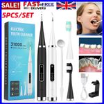 Powerful Ultrasonic Plaque Remover for Teeth with 5 Modes - Dental Tooth Cleaner