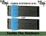 7.5" Carbon Crossbow Bolts Arrows X 20 Fit EK Cobra System RX Self Cocking Xbow