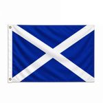 Scotland Flag 5x3FT Large Polyester for Garden Pub Football Fans Decoration