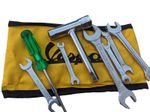 ukscooters VESPA HANDY TOOL KIT WITH YELLOW STRONG WOVEN POUCH NEW COLOUR VARY