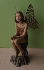 Clarecraft Faerie Realm of the Autumn Mists Fairy FY04 Vintage CollectableFigure