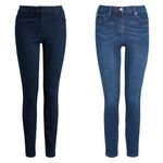 Ladies N@@t Skinny Jeans Blue Button with Zip Fly Sizes 6 - 18
