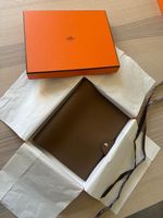 Hermès Ulysse MM Brown Leather Notebook Cover 22cm x 17cm