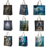 Lisa Parker Licensed Designer Reusable Shopping Bag -  Wolf - Unicorn - Dragon