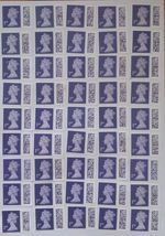 45 x 1st First Class QEII Stamps - Unfranked Genuine Barcoded inc Original Gum