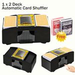 Automatic Cards Shuffler Sorter Casino Playing Poker Two Deck Game Machine Party