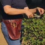 Leather Gardening Tools Belt Holster Florists Farmer Utility Pouch Made in Uk