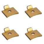 Single Shelf Support Stud with Flat Bookcase and Universal M Strip pack of 4 pcs