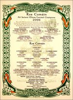 Roscommon All-Ireland Minor Football Champions 2006: GAA Print