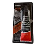 Oil Sump Engine Oil Pan RTV Silicone Hi-Temp Black Gasket Sealant 100g Visbella
