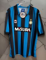 Inter Milan 1990-91 Home Shirt - Large - Retro Club Merch - 10 Lothar Matthaus