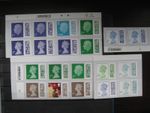 GB QEII £22 Mixture 1st & 2nd Unfranked Barcode  stamps off paper on backing.