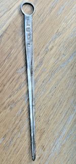 Antique Sterling Silver Meat Skewer Birmingham 1919 S J Rose & Son 45g