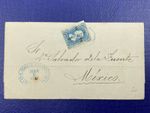 1877 MEXICO Folded Letter GUADALAJARA OVPT
