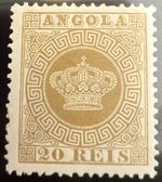 DP Stamps Angola 1870-1877 SC 2 Var/ MUN CE 2d Mint 12 1/2 Thick Wove Paper