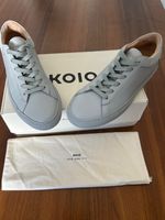 “KOIO Capri Gray Leather Sneakers Men’s US 8.5 EU 41 Made in Italy