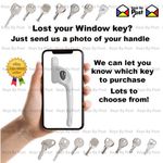 UPVC Window Handle Locking Keys Spare Replacement Key WMS Yale ERA Mila Vitawin