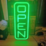 Green Light Spectrum GLI-1053 LED Multi-Colored Vertical Open Sign 18x7 TESTED