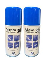2 x 150ml Solution 30 Lens Cleaner  Carl Zeiss Aerosol - Mobile Phones Lens Wipe