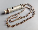 The Metropolitan City of London Police Reserve Whistle w/ Chain 1911-1919 WW1