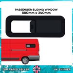 Fiat Ducato Camper Passenger Side  Universal Tinted Sliding Window 880mm x 340mm