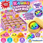 Mini Neon Bao Bun dumpling Squishy Fidget Anxiety Relief birthday gift toy