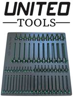 INDUSTRIAL 62pc Impact Torx Bit Socket Set 1/4,3/8,1/2" Drive T6-T100 EVA foam