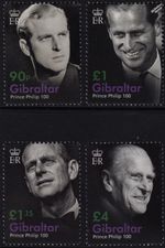 PRINCE PHILIP 1921-2021 Duke of Edinburgh Stamp Set FV £7.05 (2021 Gibraltar)