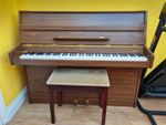 Kemble Small Upright Piano Immaculate Condition With Stool