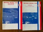 1979-1983 NORTHERN v GOSFORTH & MORPETH, 2 PROGRAMMES