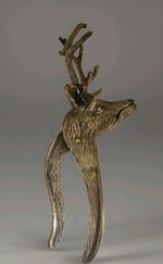Brass Stag Nutcracker Ornament Home Decor. Brass Stag #2128